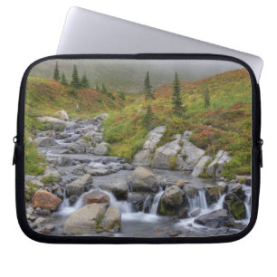 WA, Mt. Rainier National Park, Edith Creek Laptop Sleeve