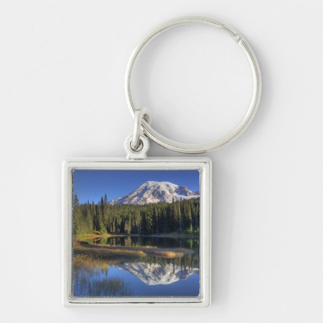 WA, Mt. Rainier National Park, Mt. Rainier Key Ring (Front)