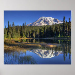 WA, Mt. Rainier National Park, Mt. Rainier Poster