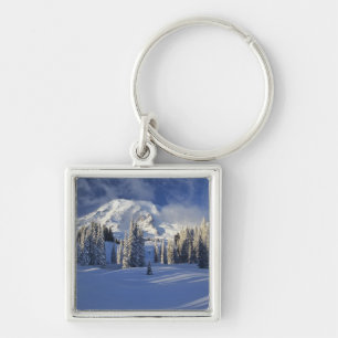 WA, Mt. Rainier NP, Mt. Rainier and Paradise Key Ring