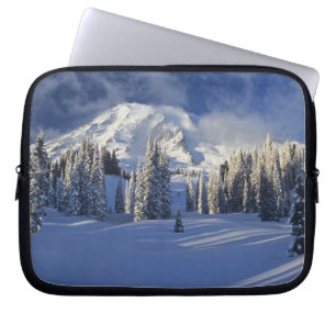 WA, Mt. Rainier NP, Mt. Rainier and Paradise Laptop Sleeve