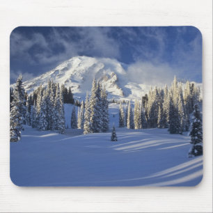 WA, Mt. Rainier NP, Mt. Rainier and Paradise Mouse Pad