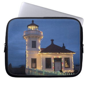 WA, Mukilteo, Mukilteo Lighthouse, established Laptop Sleeve