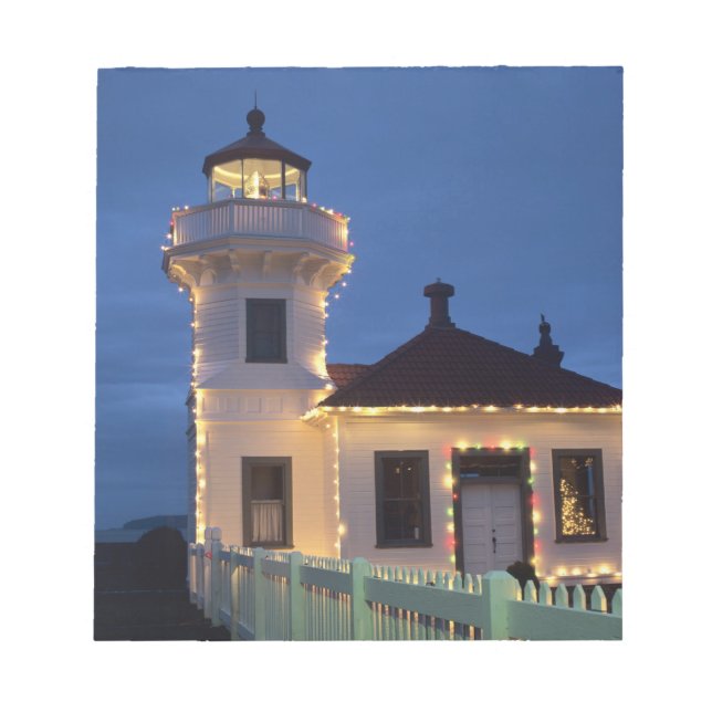 WA, Mukilteo, Mukilteo Lighthouse, established Notepad (Front)
