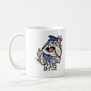 WA Police Angry Dog Coffee Mug