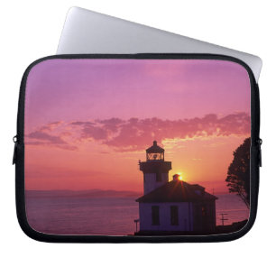 WA, San Juan Island, Lime Kiln Lighthouse, 1919, 2 Laptop Sleeve