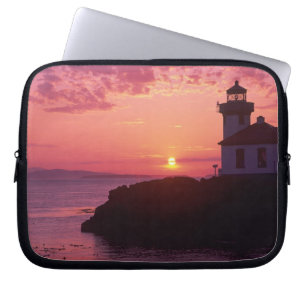 WA, San Juan Island, Lime Kiln Lighthouse, 1919, Laptop Sleeve