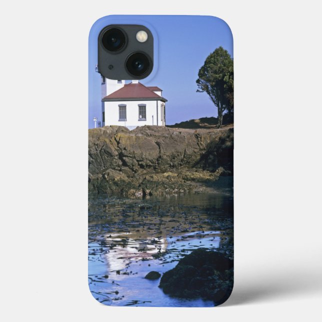 WA, San Juan Island, Lime Kiln lighthouse Case-Mate iPhone Case (Back)