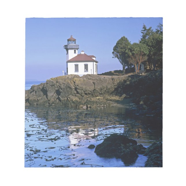 WA, San Juan Island, Lime Kiln lighthouse Notepad (Front)