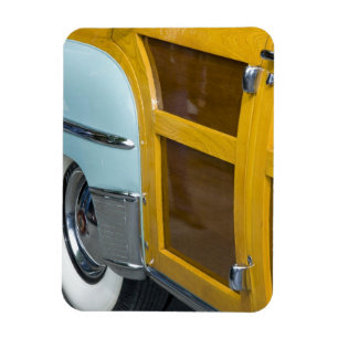 WA, Seattle, classic American automobile. 2 Magnet