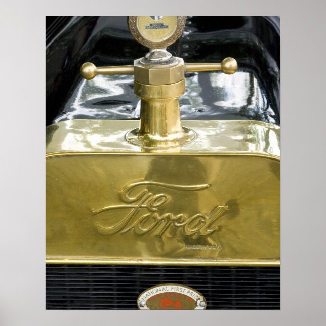 WA, Seattle, classic American automobile. Poster (Front)