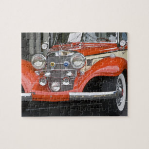 WA, Seattle, classic German automobile. 2 Jigsaw Puzzle