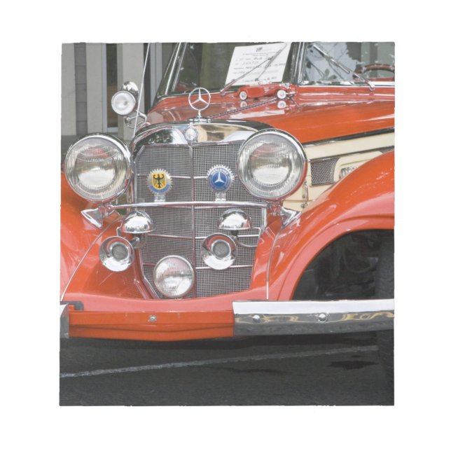 WA, Seattle, classic German automobile. 2 Notepad (Front)