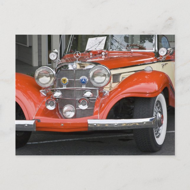 WA, Seattle, classic German automobile. 2 Postcard (Front)