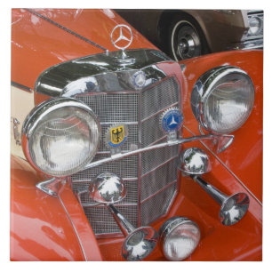 WA, Seattle, classic German automobile. Tile