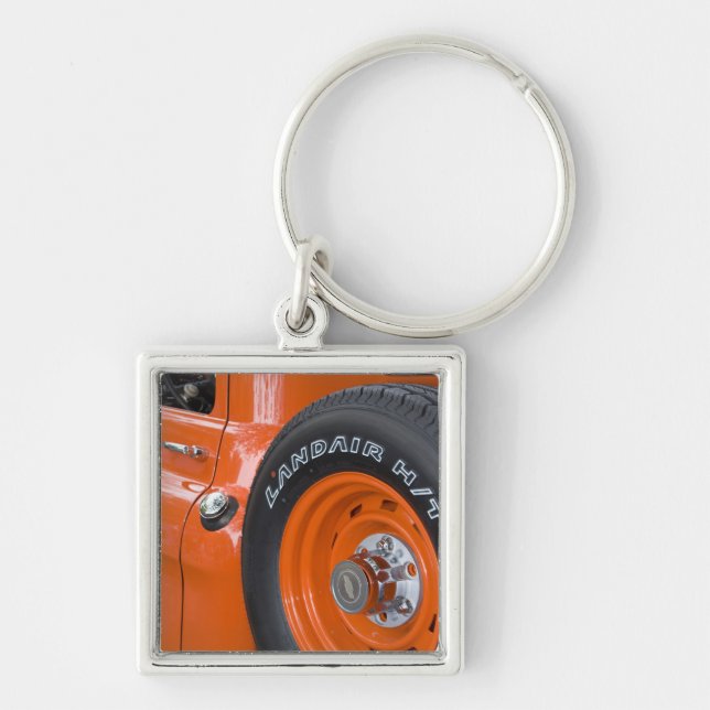 WA, Seattle, Classic pickup. Key Ring (Front)