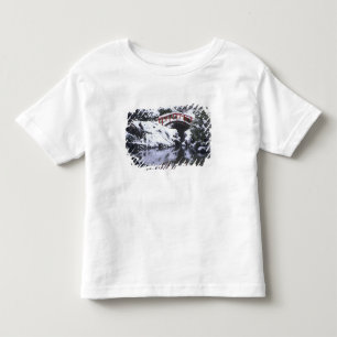 WA, Seattle, Moon bridge and pond after winter 2 Toddler T-Shirt