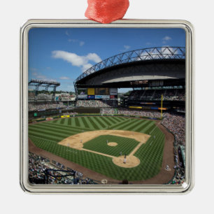 WA, Seattle, Safeco Field, Mariners baseball Metal Ornament