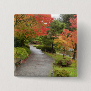 WA, Seattle, Washington Park Arboretum, 2 15 Cm Square Badge