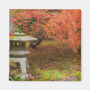 WA, Seattle, Washington Park Arboretum, Japanese 2 Magnet