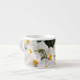 WA, Skagit Valley, Daffodil pattern Espresso Cup