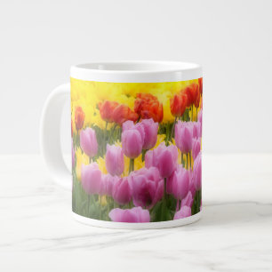 WA, Skagit Valley, Roozengaarde Tulip Garden, 2 Large Coffee Mug