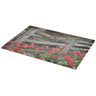 WA, Skagit Valley, Roozengaarde Tulip Garden, Cutting Board