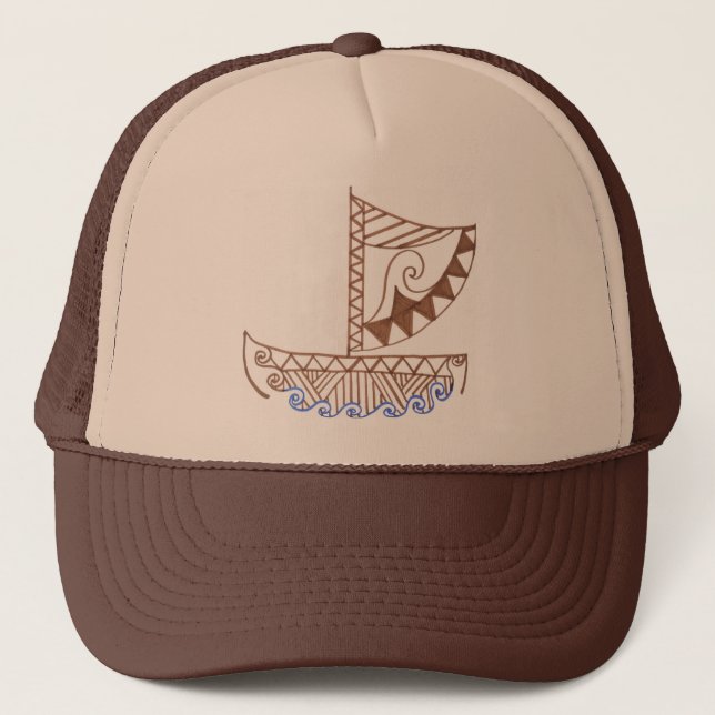 Wa'a Hat (Plain) (Front)