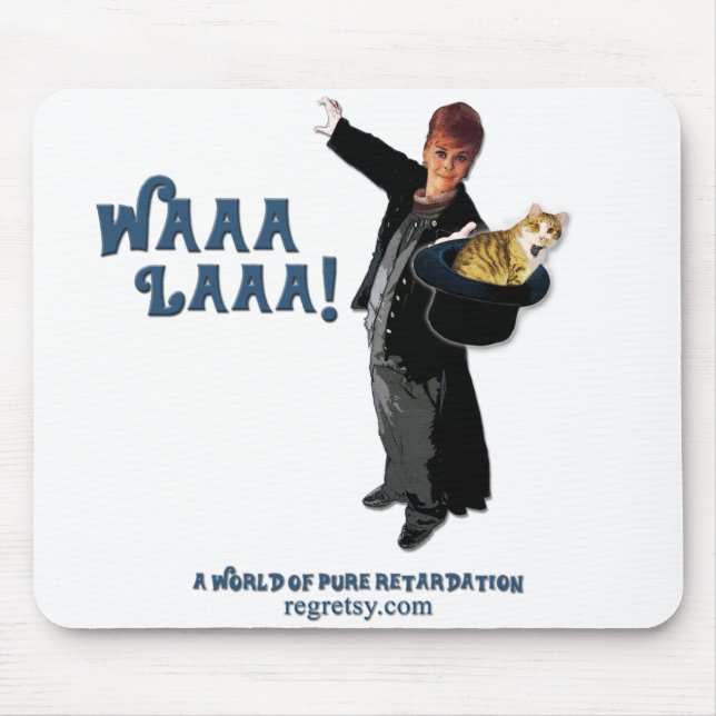 Waaa Laaa Mouse Pad (Front)