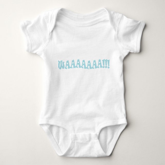 waaaaaaa01 baby bodysuit (Front)