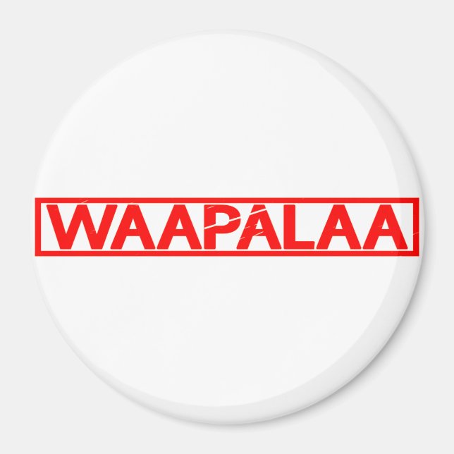 Waapalaa Stamp Magnet (Front)