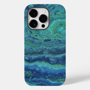 Wabash 3 Cool Blue Green Abstract Phone Case