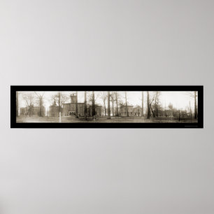 Wabash College IN Photo 1909 Poster