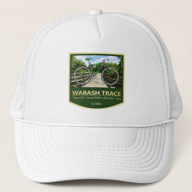 Wabash Trace Nature Trail (bike2) Trucker Hat (Front)