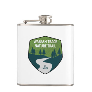 Wabash Trace Nature Trail Hip Flask