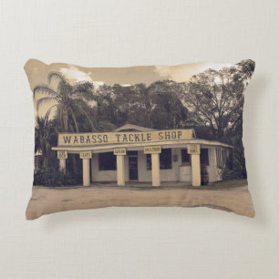 Wabasso Tackle Shop Decorative Cushion