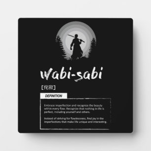 Wabi-Sabi - Japanese Concept For Success Plaque