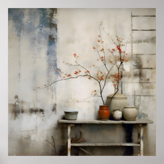 Wabi Sabi Japanese Style Art Poster