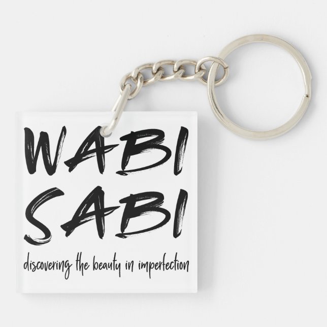 Wabi sabi key ring (Back)