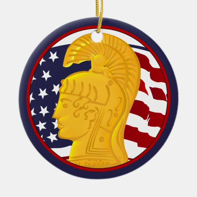 WAC CERAMIC TREE DECORATION (Front)