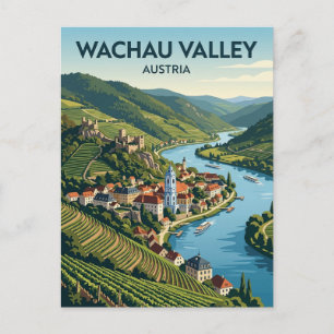 Wachau Valley Austria Postcard