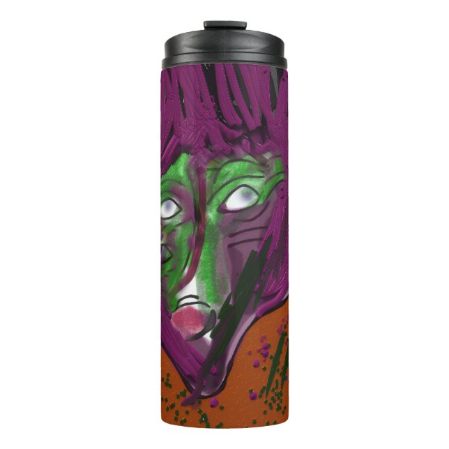 Wacky Cartoon Thermal Tumbler (Front)