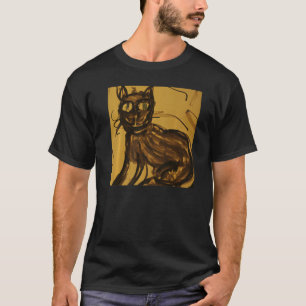 Wacky cat artwork kitten pun T-Shirt