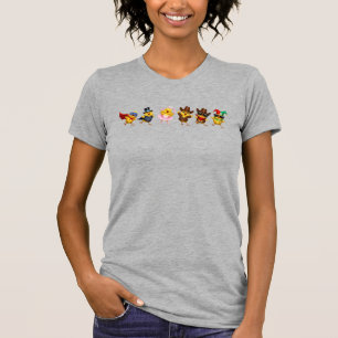 Wacky Chicks Dressed In Costumes T-Shirt