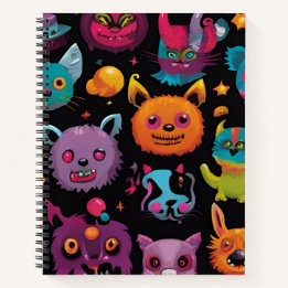 Wacky monster notebook