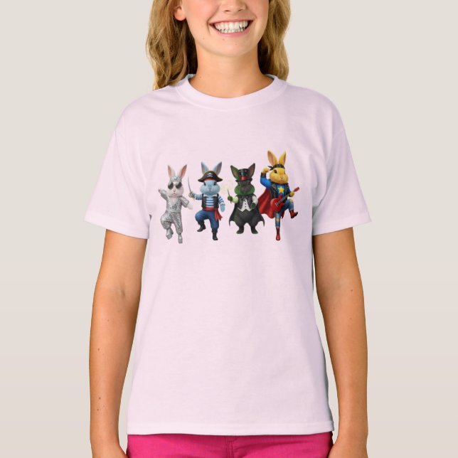 Wacky Rabbits Pirate T-Shirt (Front)