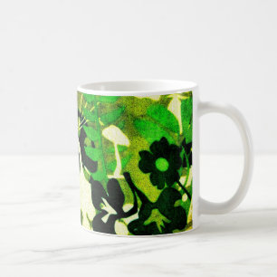 Wacky Retro Floral 1 Coffee Mug