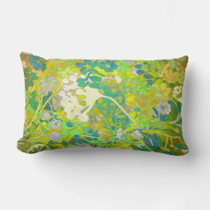 Wacky Retro Floral 2 Front Image Only Lumbar Cushion