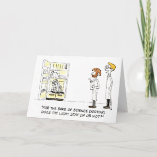 Wacky Scientist (greeting Card) Card