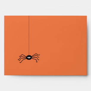 Wacky Spiders Halloween Party Invitation Envelope